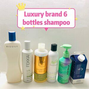 Luxury Shampoo Bundle Lot 6 : BioSilk, Fekkai, EvaNYC, MopTop, Sk*p, LLHOMD